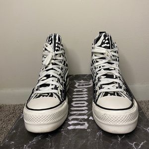 Platform High Top Converse Size 7
